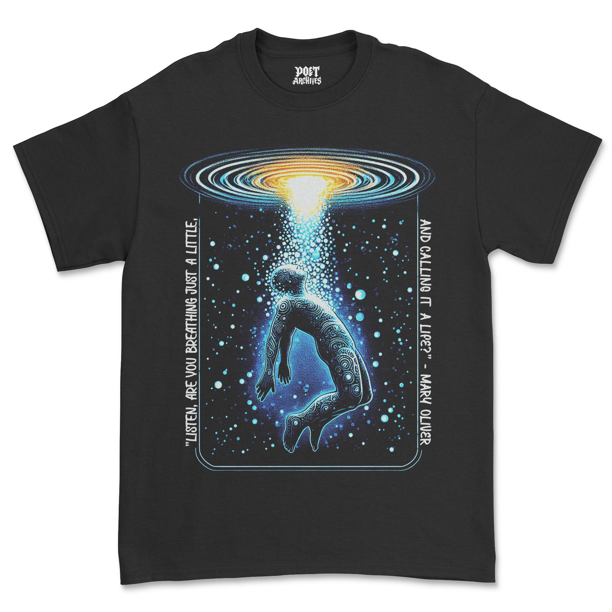Other Mary Oliver T-Shirt from Poet Archives Breathe Poetry Size US L / EU 52-54 / 3 - 2 Thumbnail