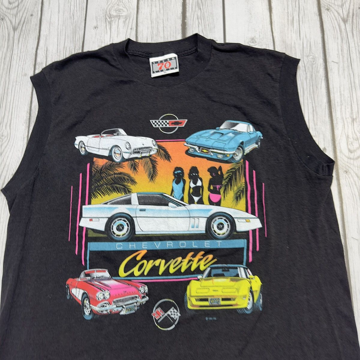 Chevrolet × Vintage Vintage Chevrolet Corvette tank top Size US XL / EU 56 / 4 - 3 Thumbnail