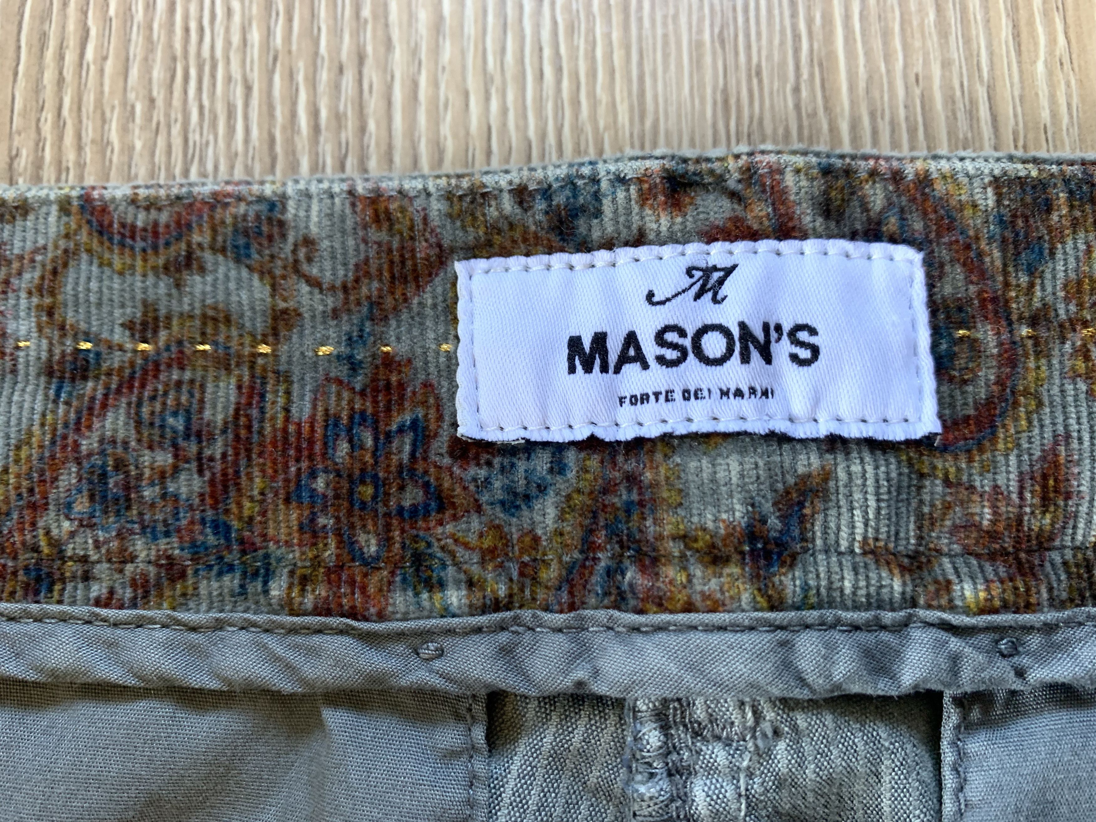 Mason's Masons Slim Woman Velvet Pants Size 38" / US 16 / IT 52 - 7 Thumbnail