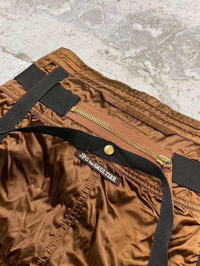 Jean Paul Gaultier AW2003 Jean Paul Gaultier Bondage Parachute Brown Skirt Size 27" / US 4 / IT 40 - 10 Thumbnail