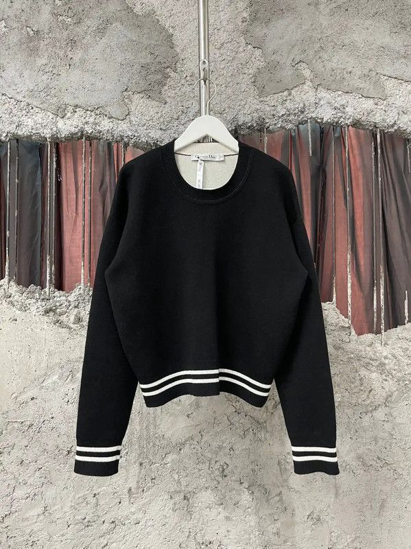 Dior Dior Black Long Sleeve Sweater for Women 0089 Size ONE SIZE - 1 Thumbnail