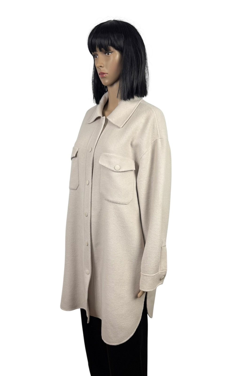 Massimo Dutti Massimo Dutti Wool Coat Collared Button Up Shaket size S Size S / US 4 / IT 40 - 6 Thumbnail