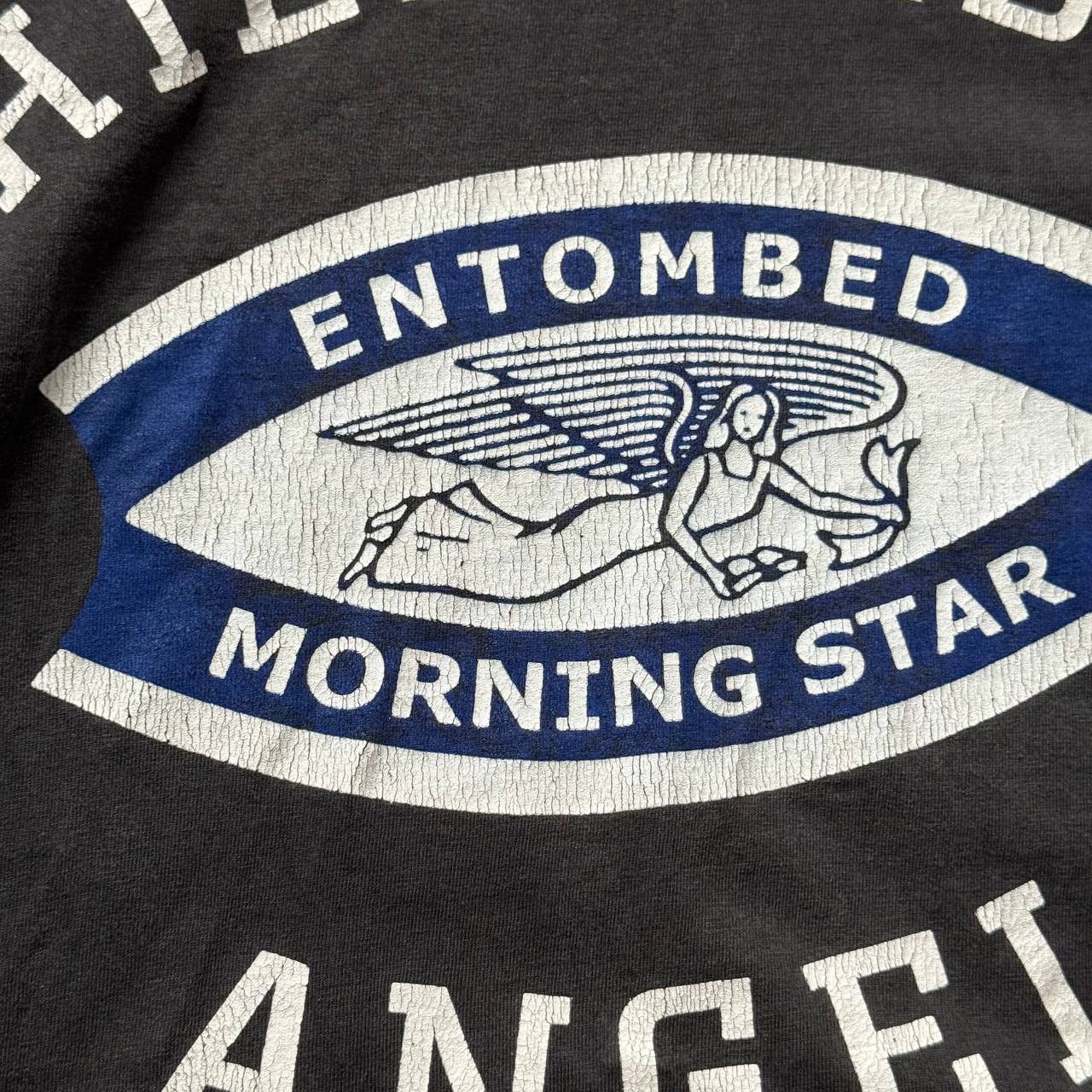 Band Tees Entombed Death Metal Morning Star Goth Washed Band Shirt Size US XL / EU 56 / 4 - 8 Thumbnail