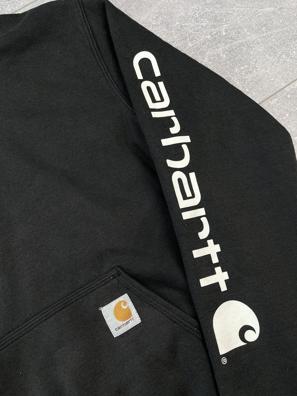 Carhartt × Carhartt Wip × Vintage Carhartt Vintage Hoodie Big Logo Size US S / EU 44-46 / 1 - 3 Thumbnail