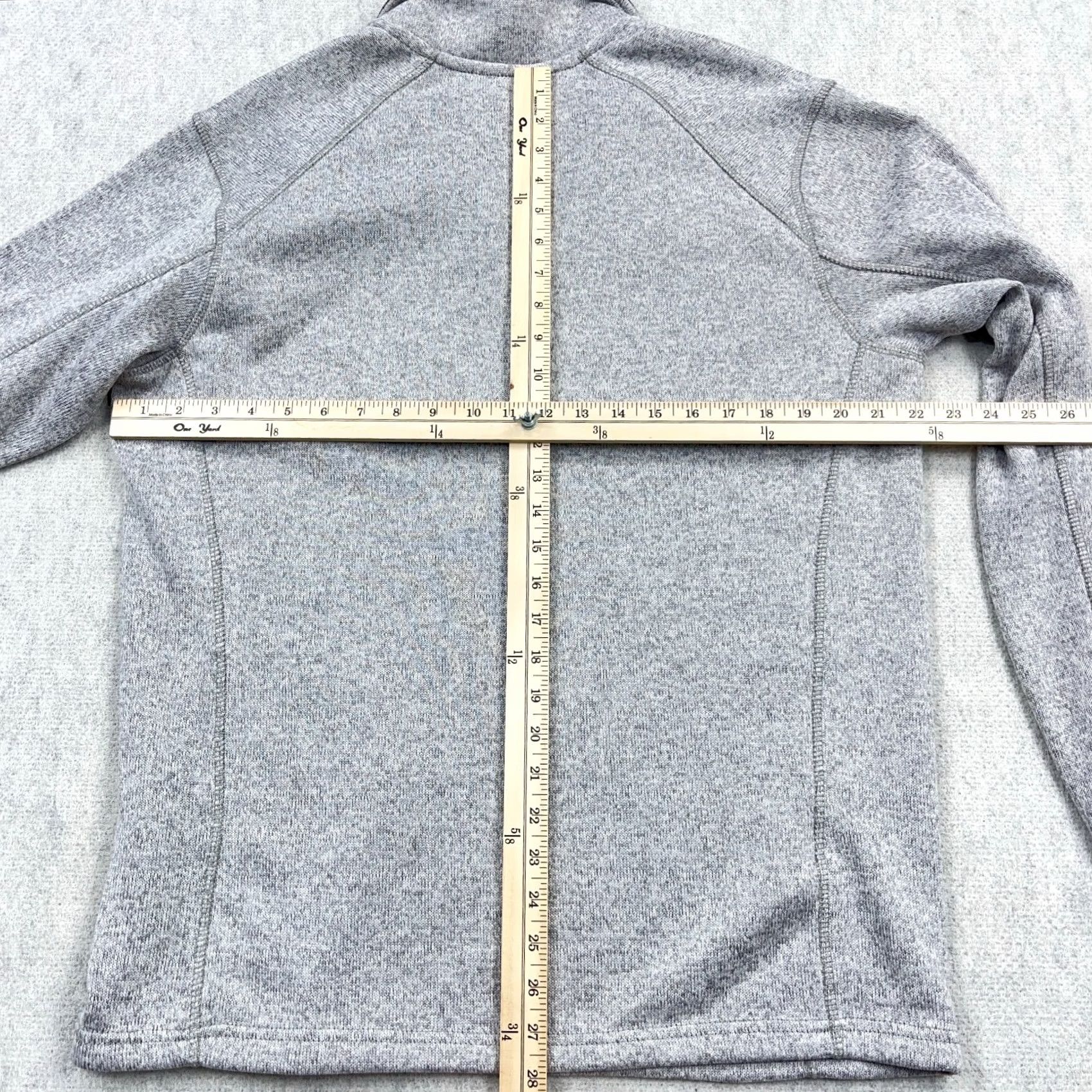 Eddie Bauer Eddie Bauer Sweater Men Large Gray Pullover Quarter Zip Fleece Jacket Heather Gray B0 Size US L / EU 52-54 / 3 - 6 Thumbnail