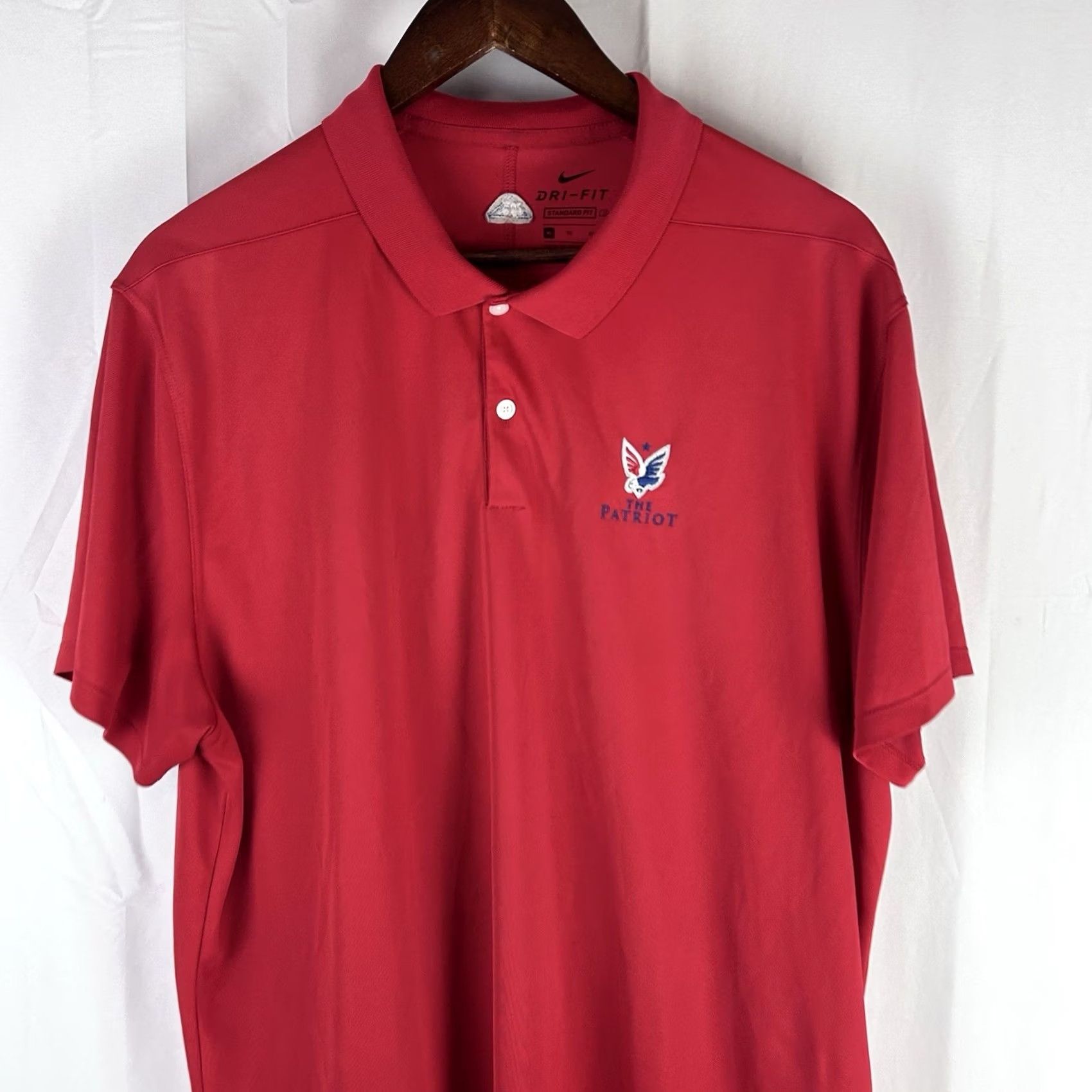 Nike Nike Dri Fit Polo Shirt Men's XL Red Golf The Patriot Folds of Honor Size US XL / EU 56 / 4 - 2 Thumbnail