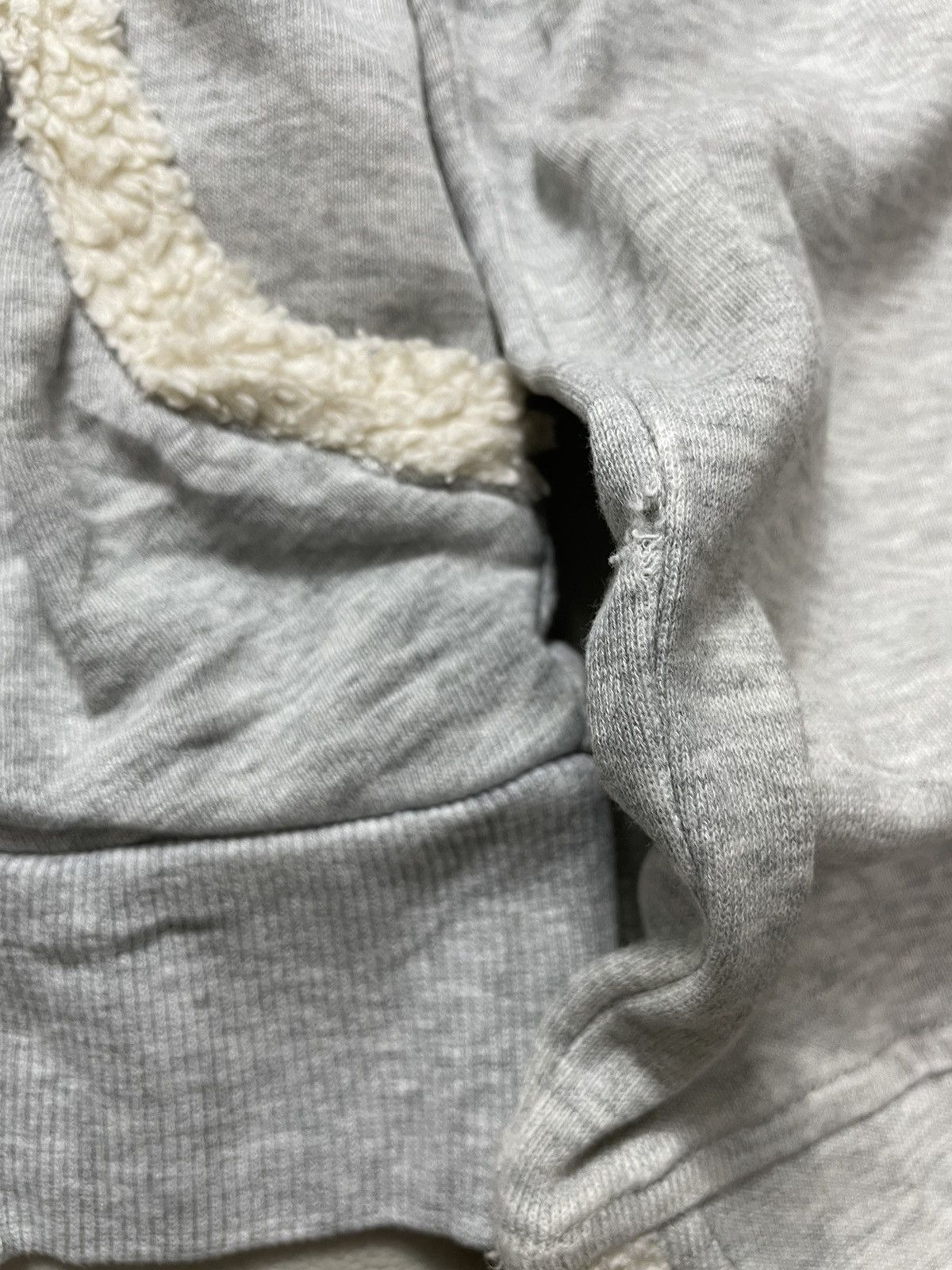 Hysteric Glamour Japanese Faux Fur zip Hoodie ifsix lgb distressed punk style Size L / US 10 / IT 46 - 3 Thumbnail