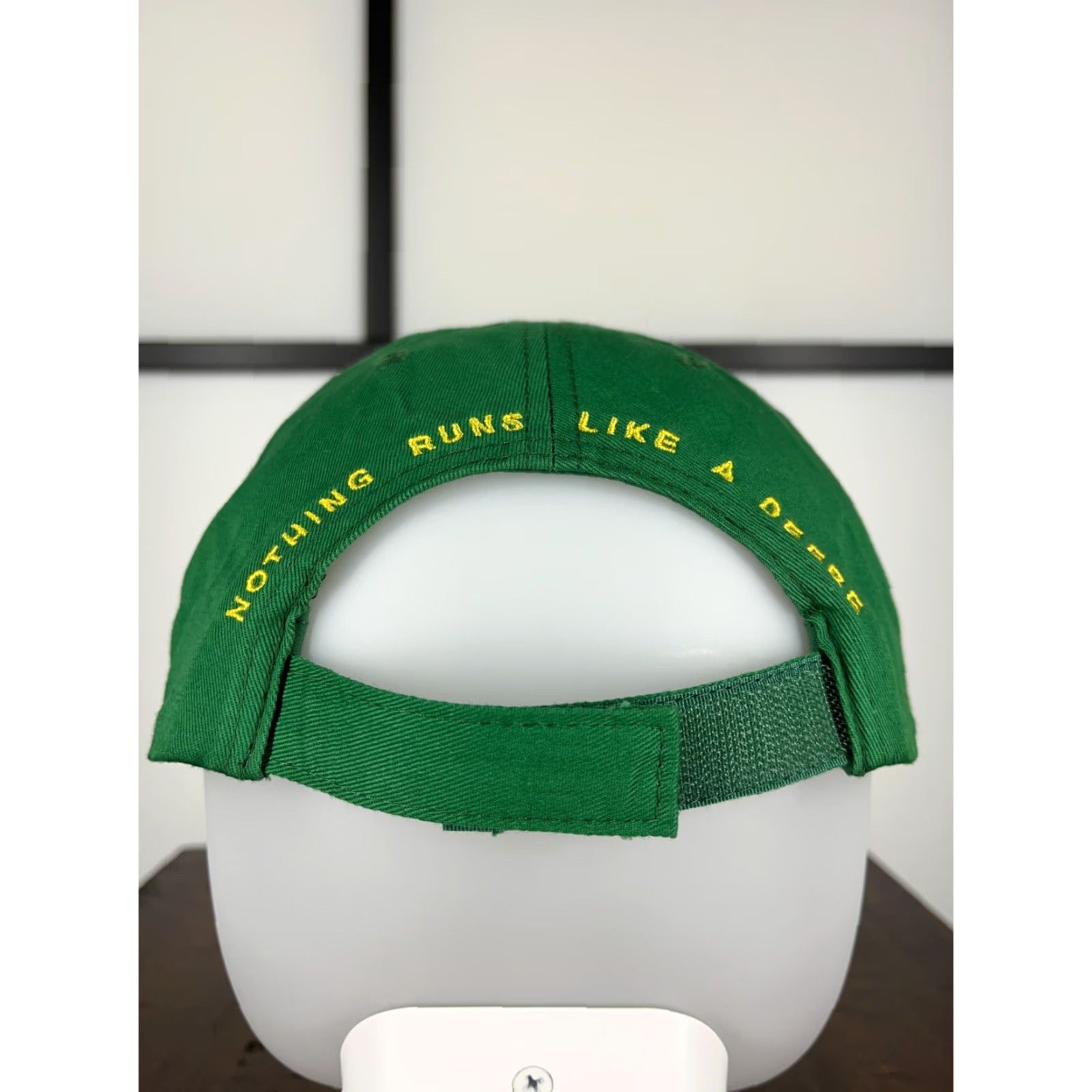 John Deere John Deere Hat Cap Strap Back Adult Green Yellow Tractors Equipment Farm F Size ONE SIZE - 6 Thumbnail