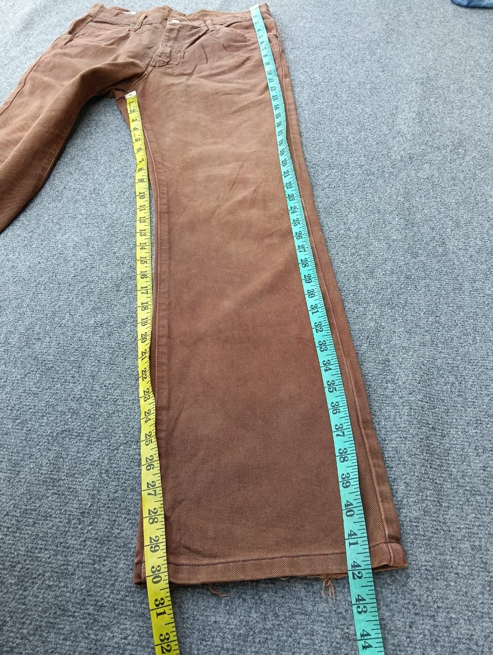 Lee Vintage Lee Westerner Brown Twill Flared Pants Sanforized. Size US 30 / EU 46 - 5 Thumbnail