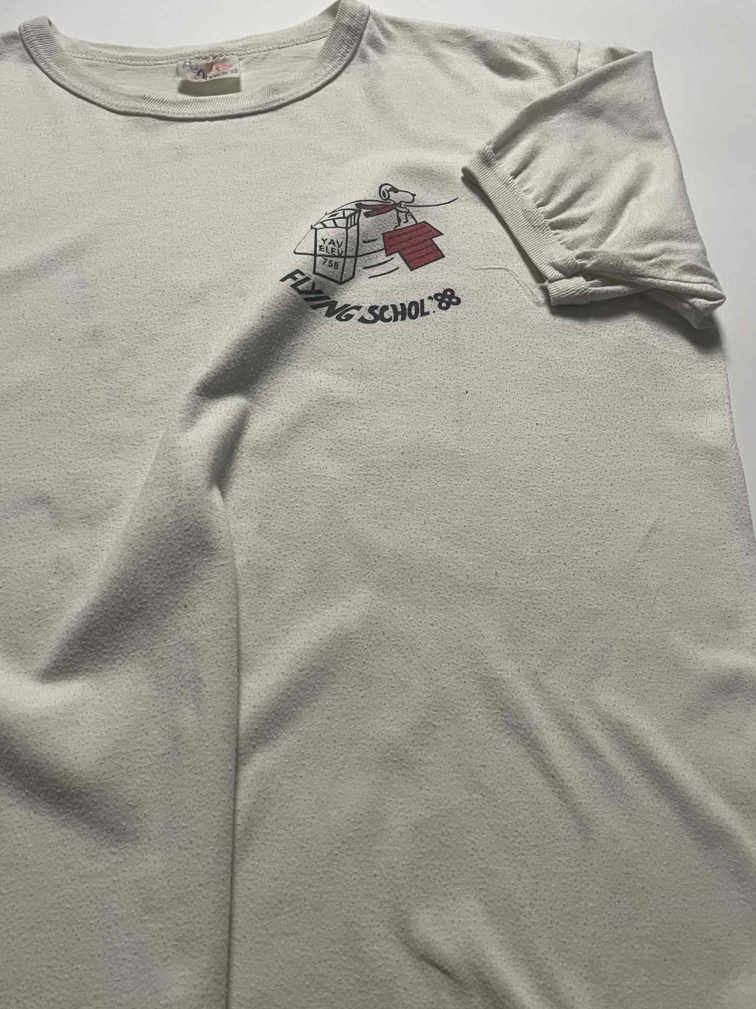 Vintage Vintage 80s Snoopy Peanuts Flight Shirt Size US M / EU 48-50 / 2 - 10 Thumbnail
