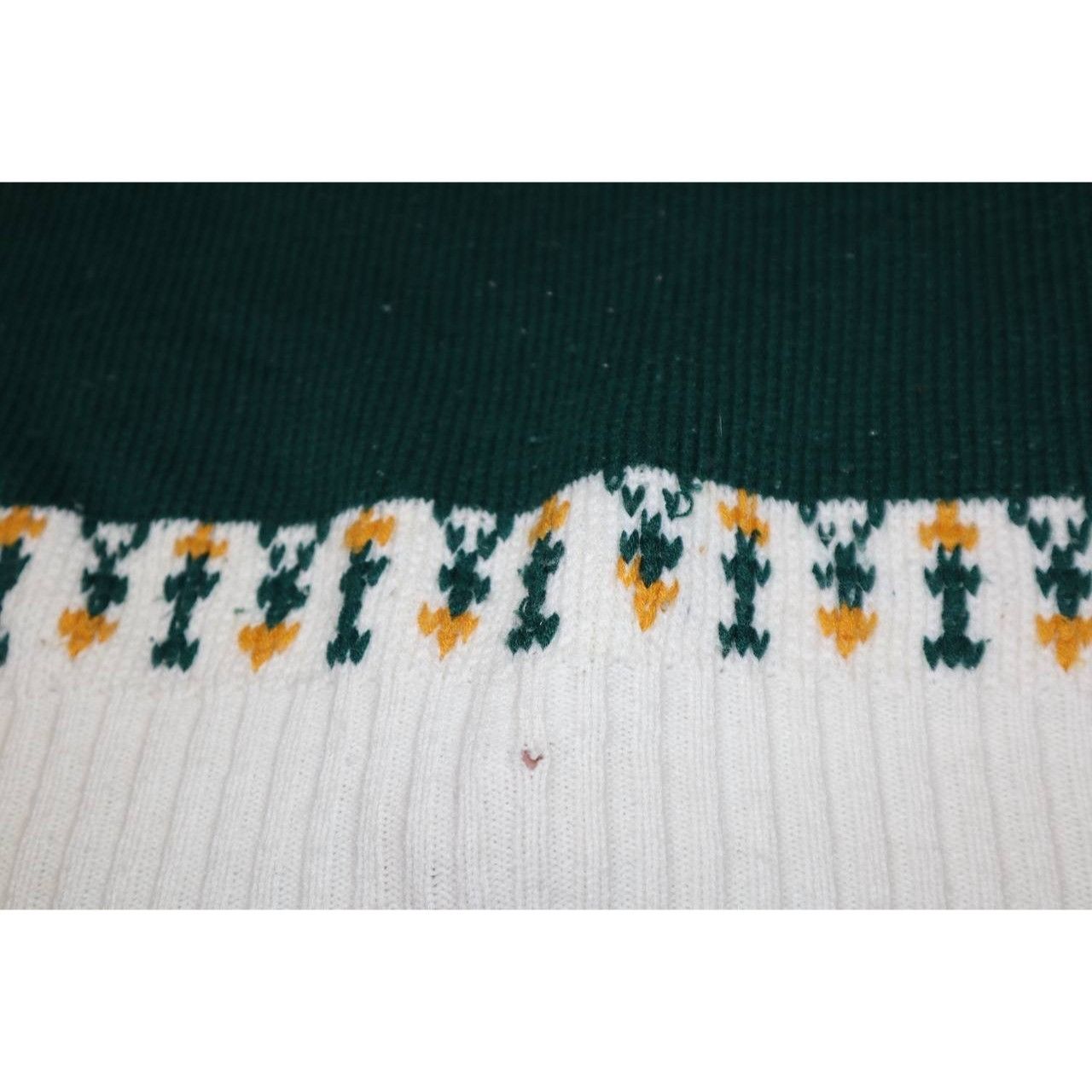 JCPenney Vintage 80s JC Penney Sweater Women's Size S Green Geometric Size S / US 4 / IT 40 - 6 Thumbnail