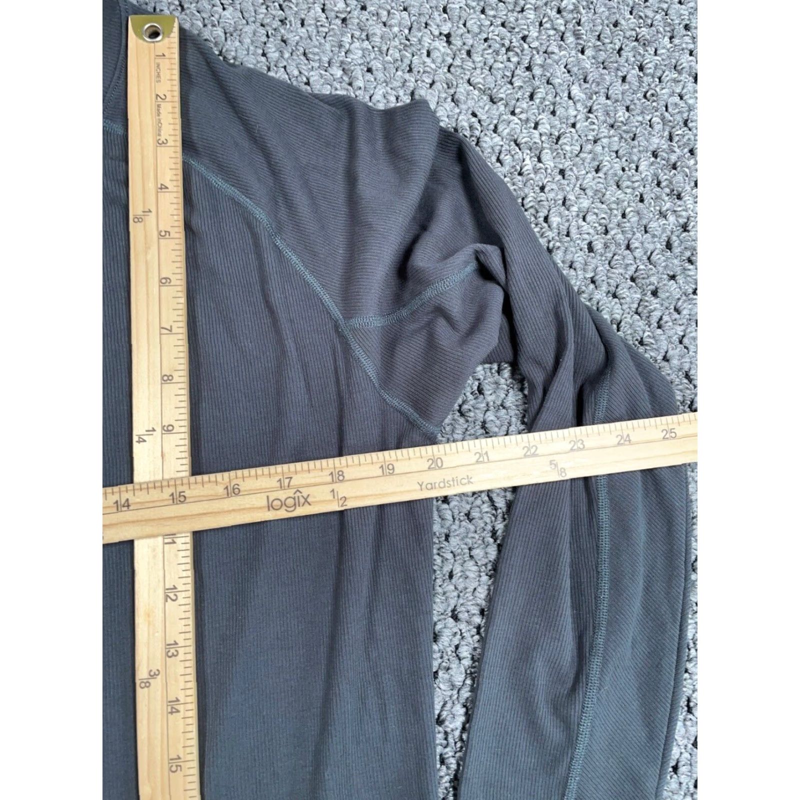 Vintage VINTAGE Alphalete Men’s T-Shirt Adult Medium Gym Long Sleeve Crew Neck Dark Gray Sports Size US M / EU 48-50 / 2 - 5 Thumbnail