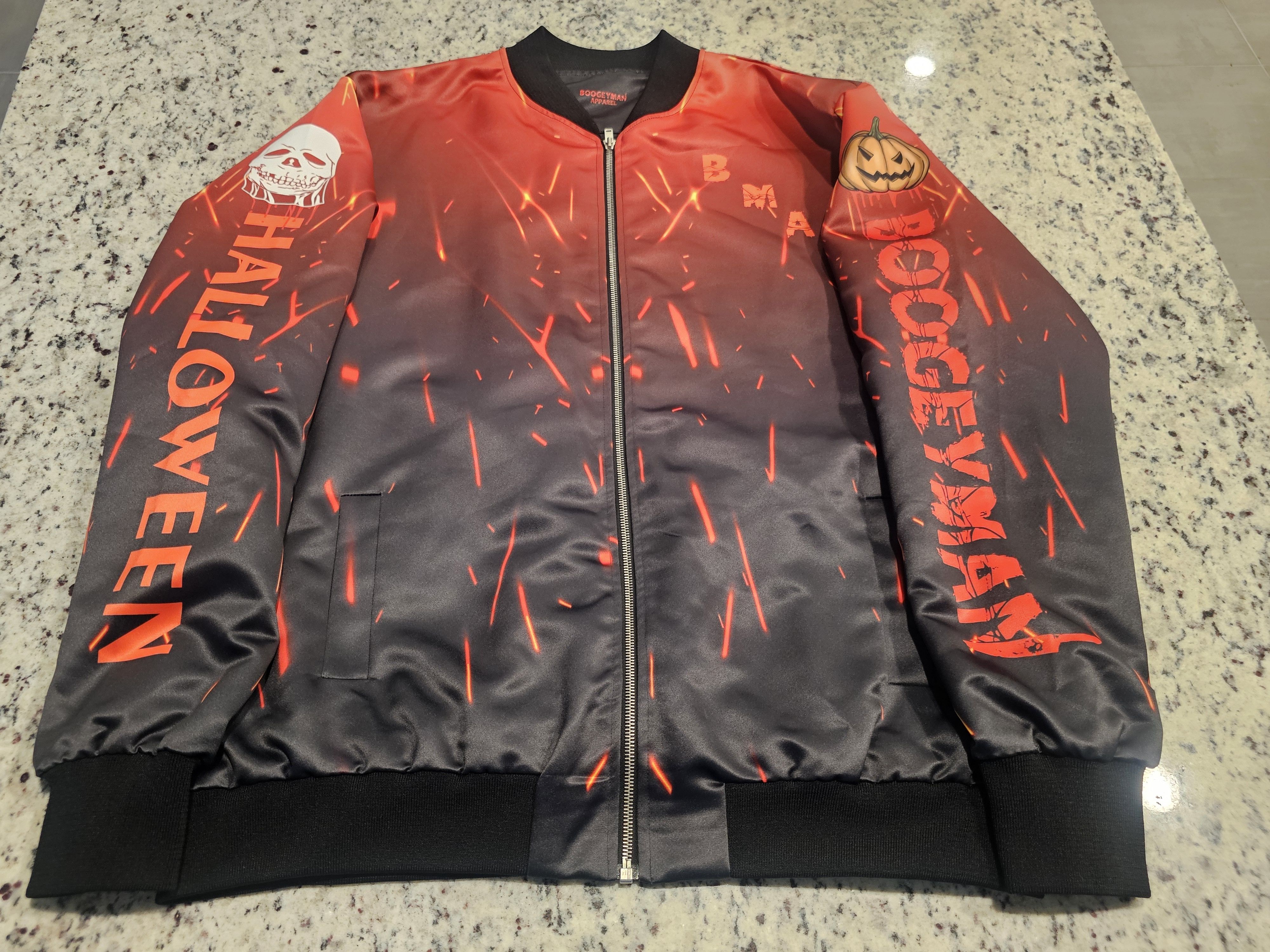 Other Evil Never Ends Michael Myers 100% Satin Bomber Jacket Size US XXL / EU 58 / 5 - 3 Thumbnail