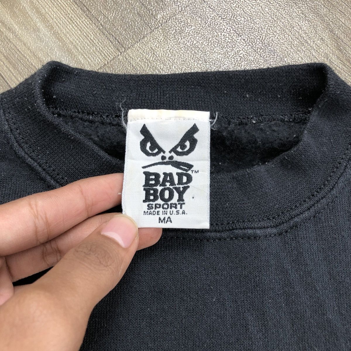 Vintage Vintage 80s Badboy USA Spell Out Iconic Logo Y2K Sweatshirt Size US M / EU 48-50 / 2 - 4 Thumbnail