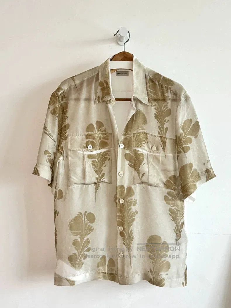 Dries Van Noten Dries Van Noten SS25 Silk Shirt. Size US S / EU 44-46 / 1 - 1 Thumbnail