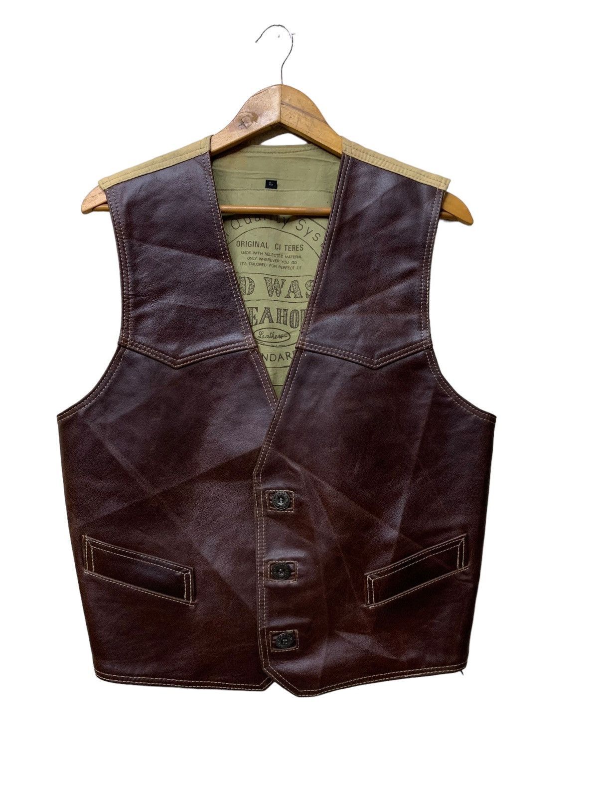 🔥SEAHOP GENUINE LEATHER VEST JACKET