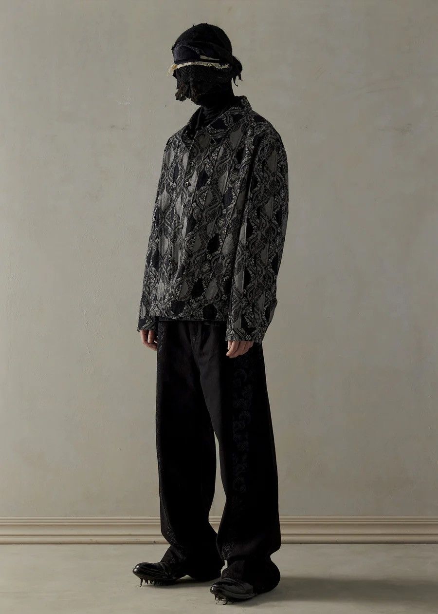 image of Professor E Professor.e Infiniti Pleats Coach Jkt (Eacquard) Fw23 in Black, Men's (Size Large)