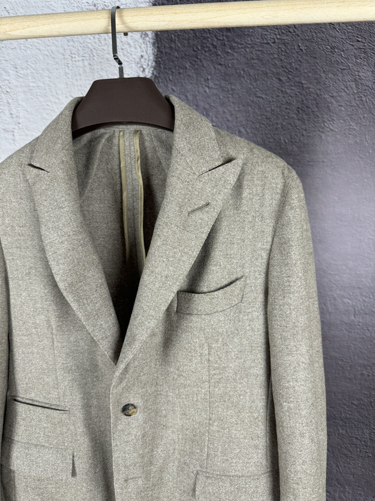 Ermenegildo Zegna Alexander Sachs Ermenegildo Zegna 2 button unlined blazer Size 46R - 5 Thumbnail