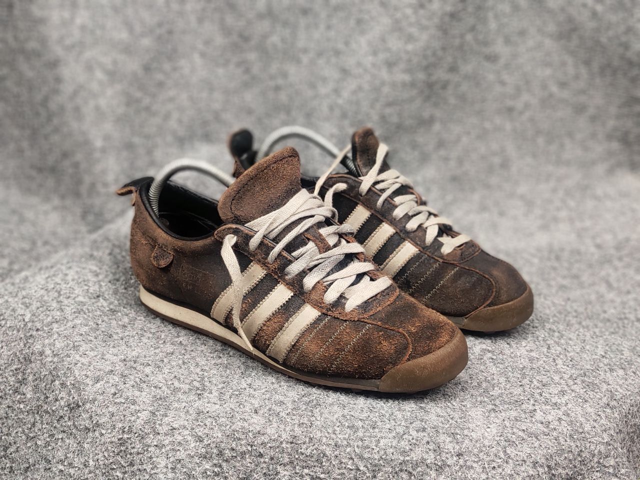 Adidas Vintage Adidas Сhile 62 Dark Brown Faded Leather Sneakers Size US 9 / EU 42 - 5 Thumbnail