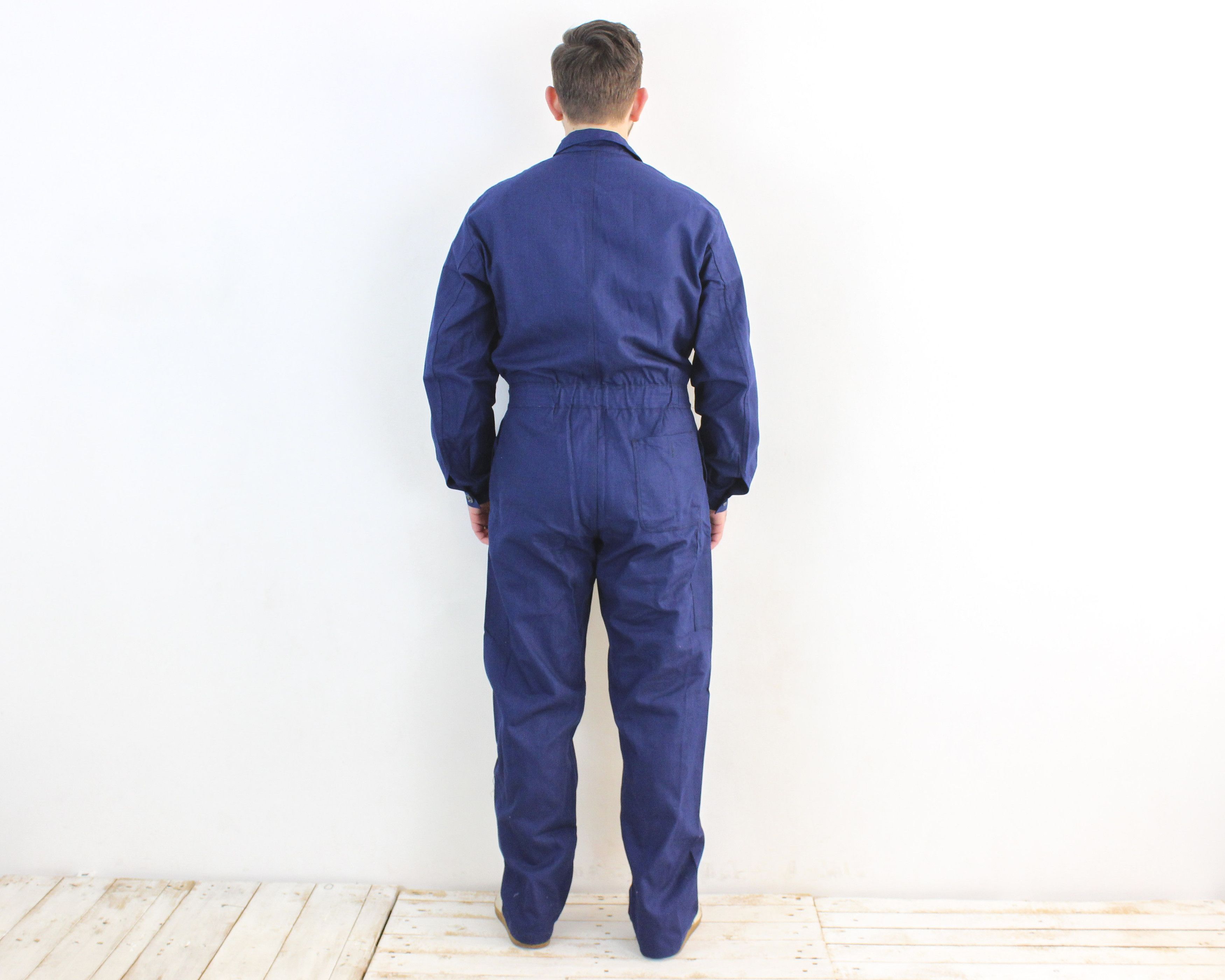 Vintage Berufs Sanfor Men L Jumpsuit Boilersuit Coverall EU 52 Chore Size US 36 / EU 52 - 5 Thumbnail