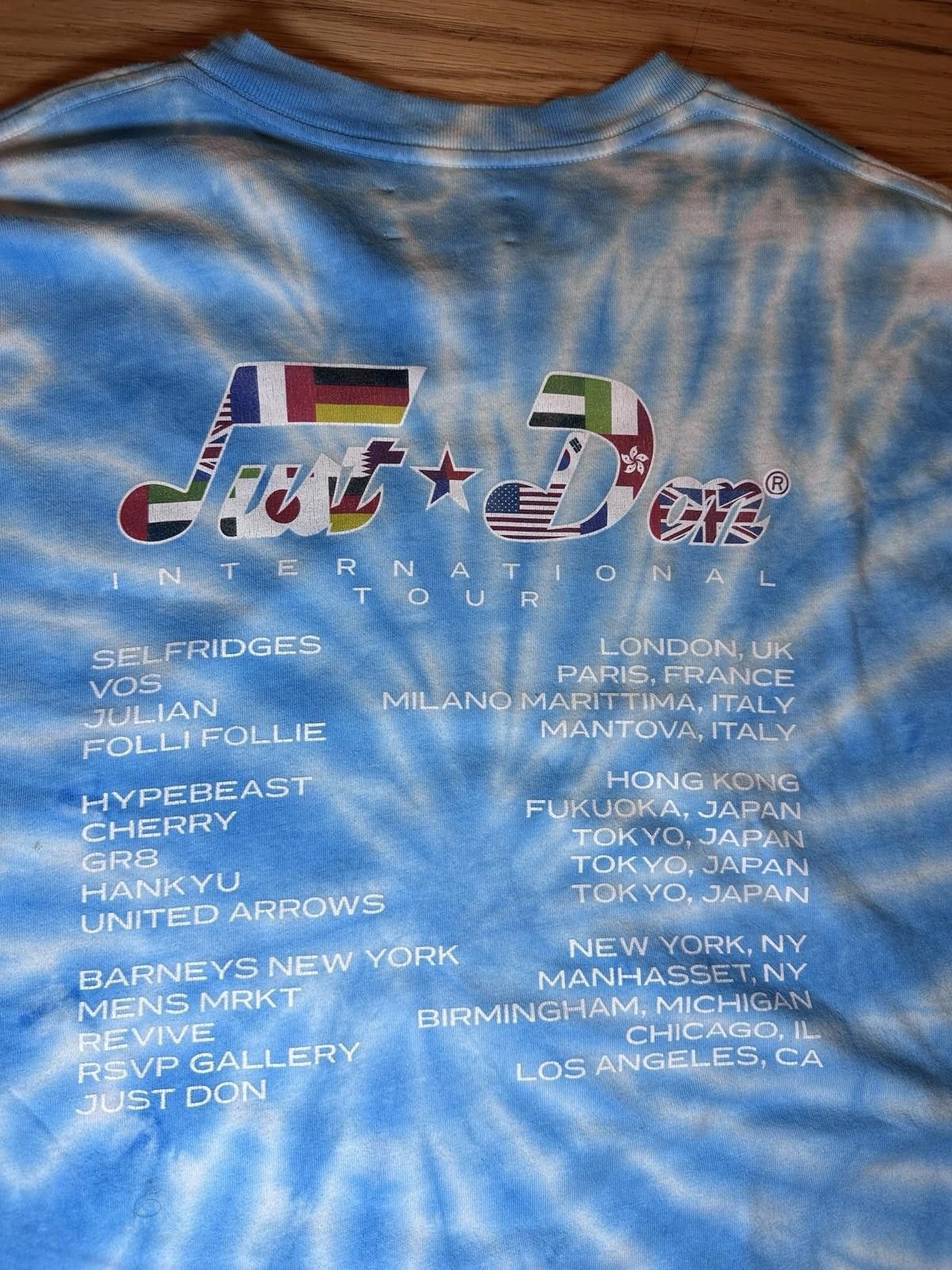 Just Don Just Don The Sound Of Tour Tie Dye T-Shirt Mens M Don C Size US M / EU 48-50 / 2 - 4 Thumbnail