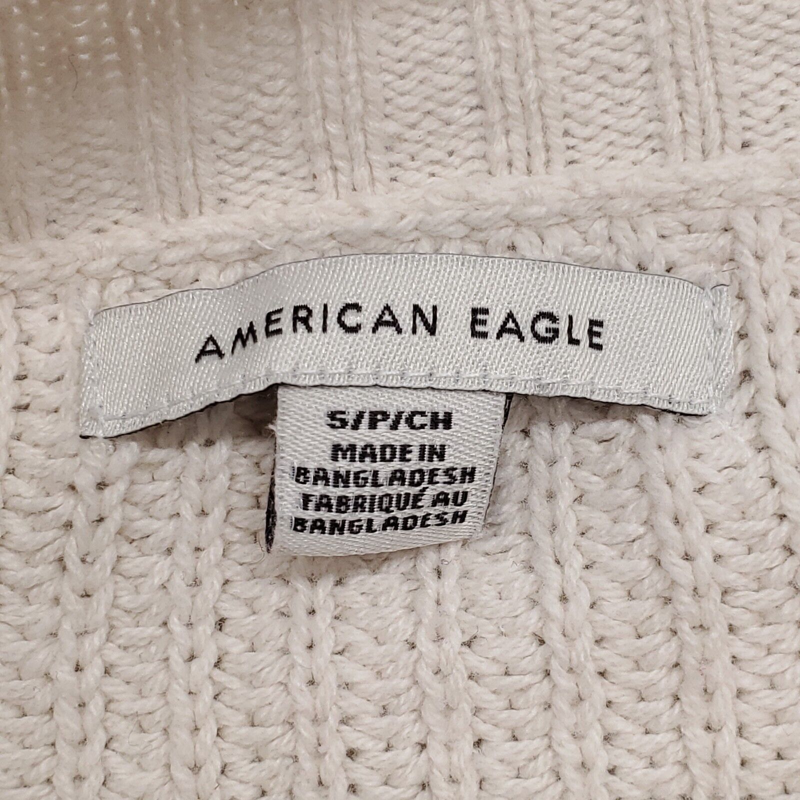 American Eagle Outfitters American Eagle Pullover Cropped Sweater Womens Size S Beige Size S / US 4 / IT 40 - 3 Thumbnail