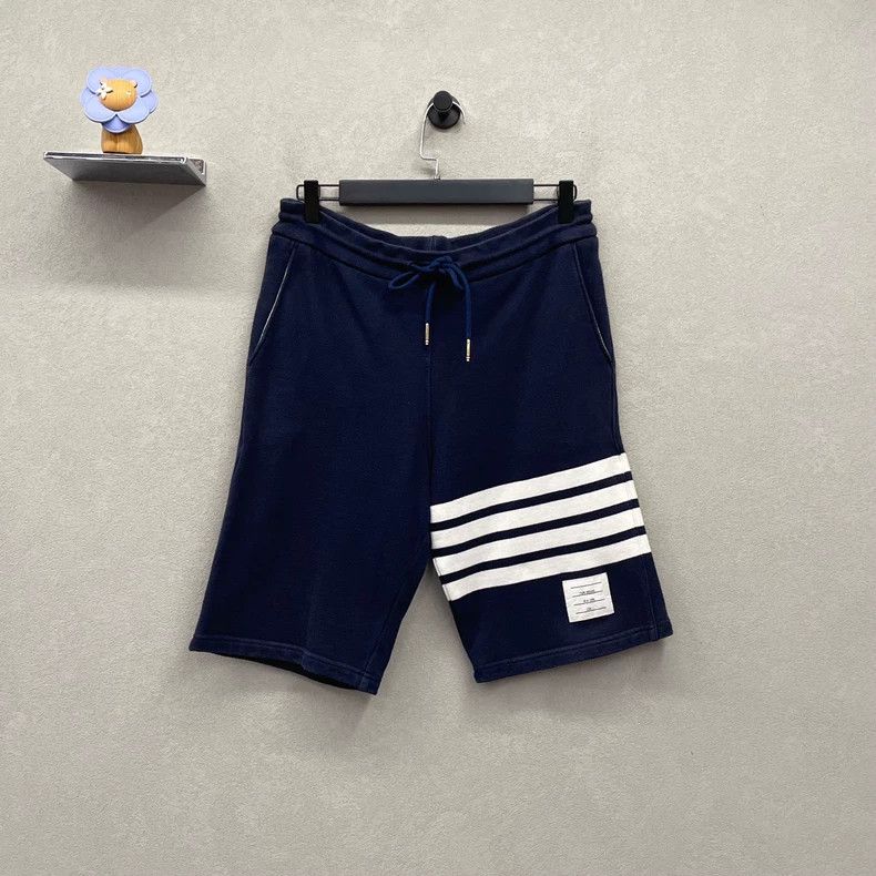 Thom Browne Thom Browne size 1 Dark blue cotton shorts Size US 39 - 1 Thumbnail