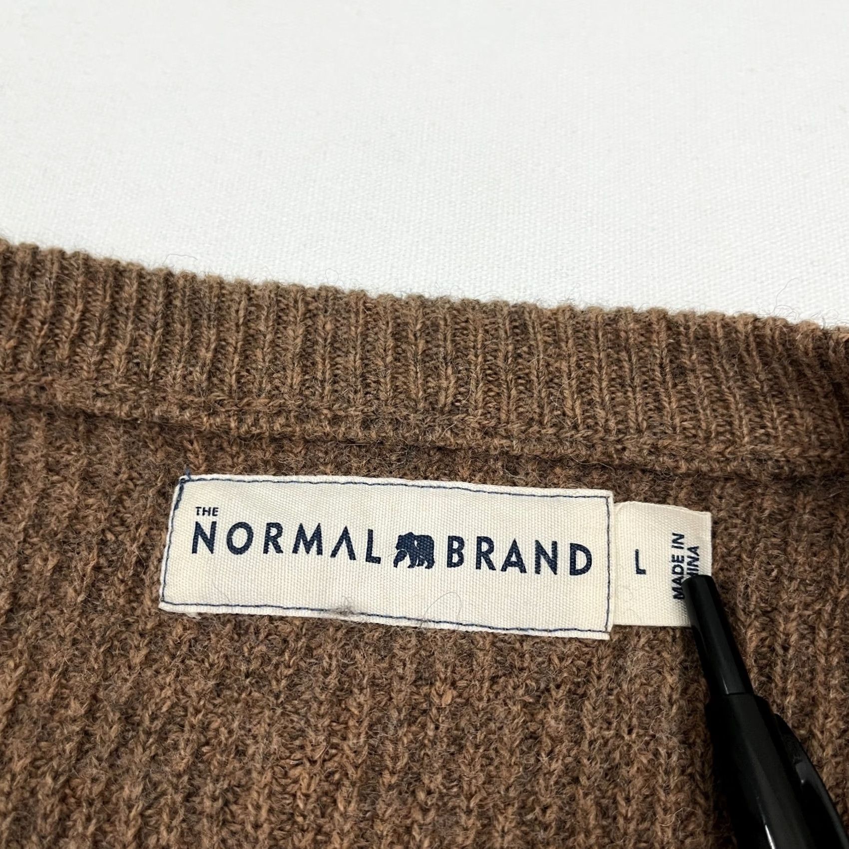 Vintage VINTAGE The Normal Brand Sweater Mens L Tall Fit Merino Lambs Wool Henley Pullover Prep Size US L / EU 52-54 / 3 - 3 Thumbnail