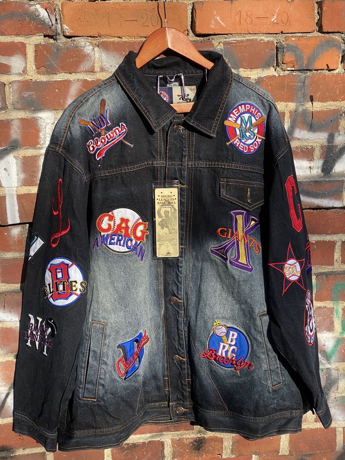 NLBM Stonewashed outlet Denim Jacket, XXXL