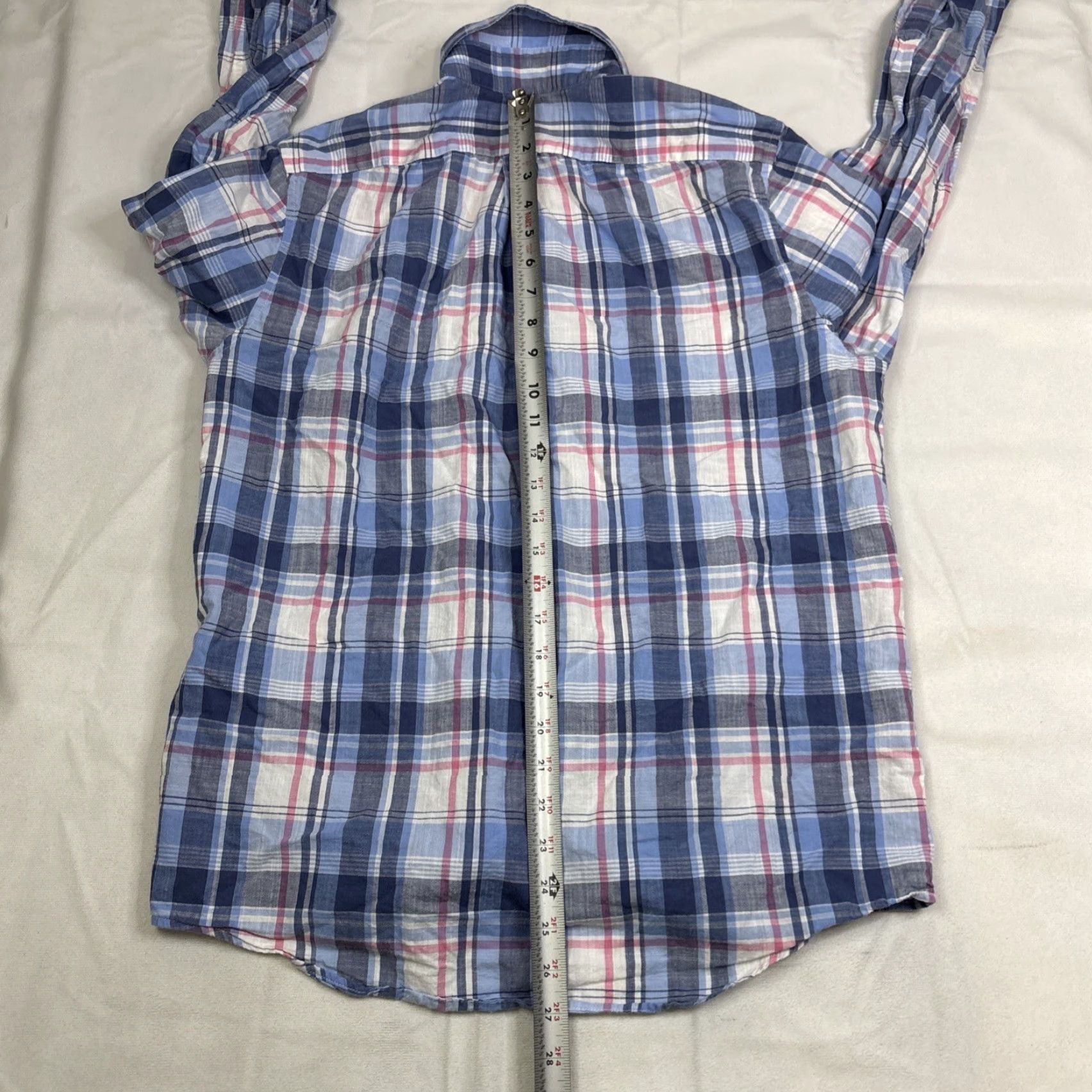 Vineyard Vines Vineyard Vines Button Down Shirt Men’s Medium Slim Fit Whale Plaid Long Sleeve Size US M / EU 48-50 / 2 - 5 Thumbnail