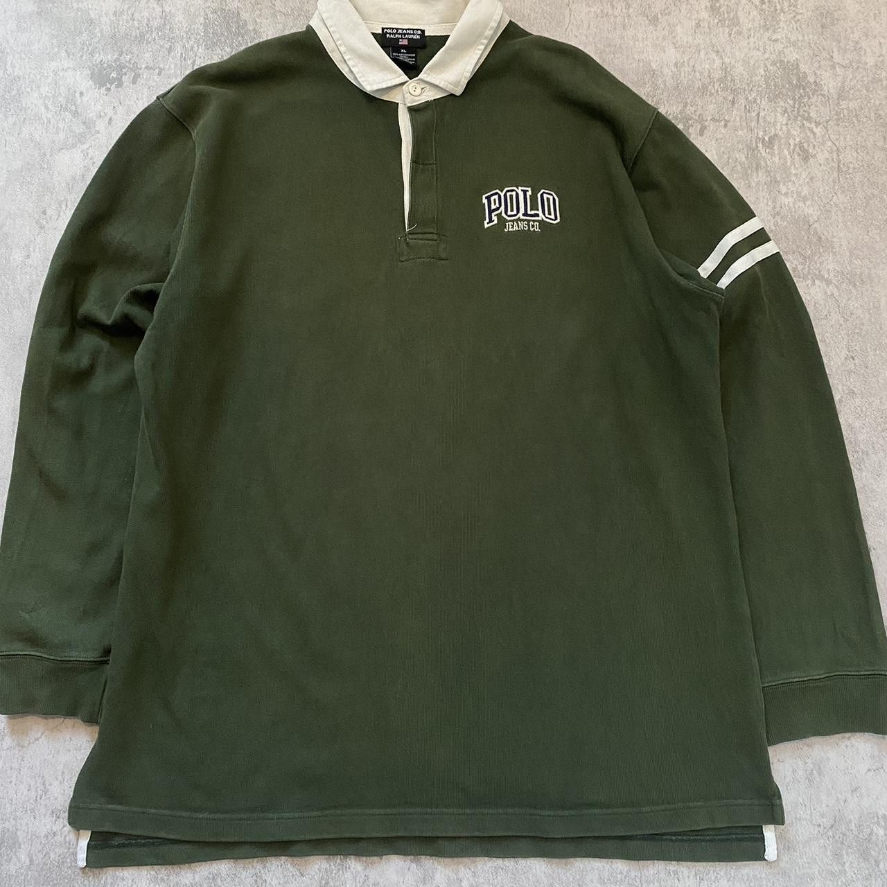 Polo Ralph Lauren Green Polo Ralph Lauren rugby shirt polo Size US XL / EU 56 / 4 - 1 Thumbnail