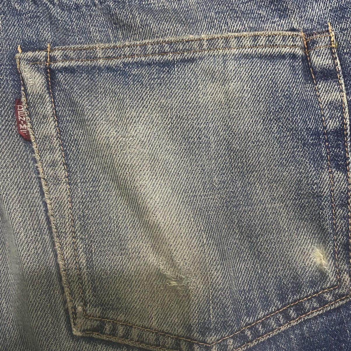 Denime ‼️LAST DROP‼️Denime Lot178 Selvedge Faded Distressed Denim Size US 31 - 21 Thumbnail