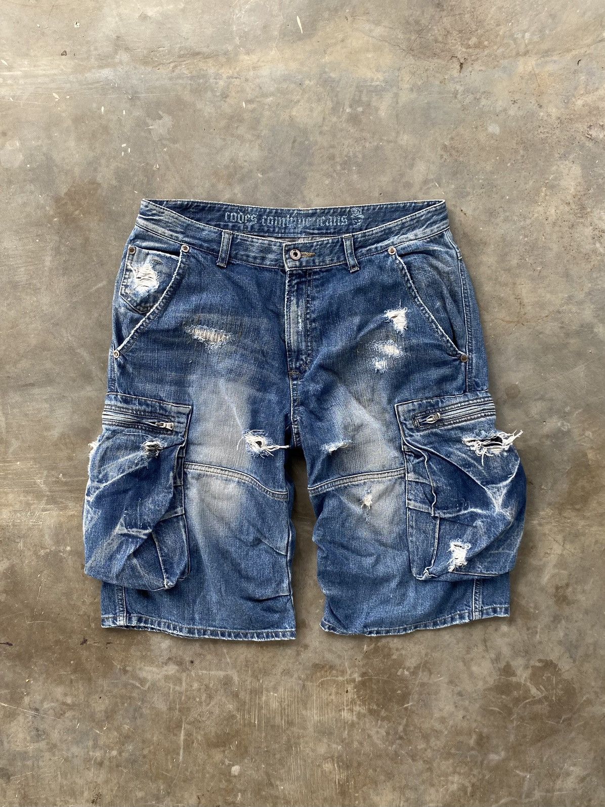 14th Addiction × If Six Was Nine × Japanese Brand Distress Codes Combine Pants Denim like if6was9 Size US 30 / EU 46 - 1 Thumbnail