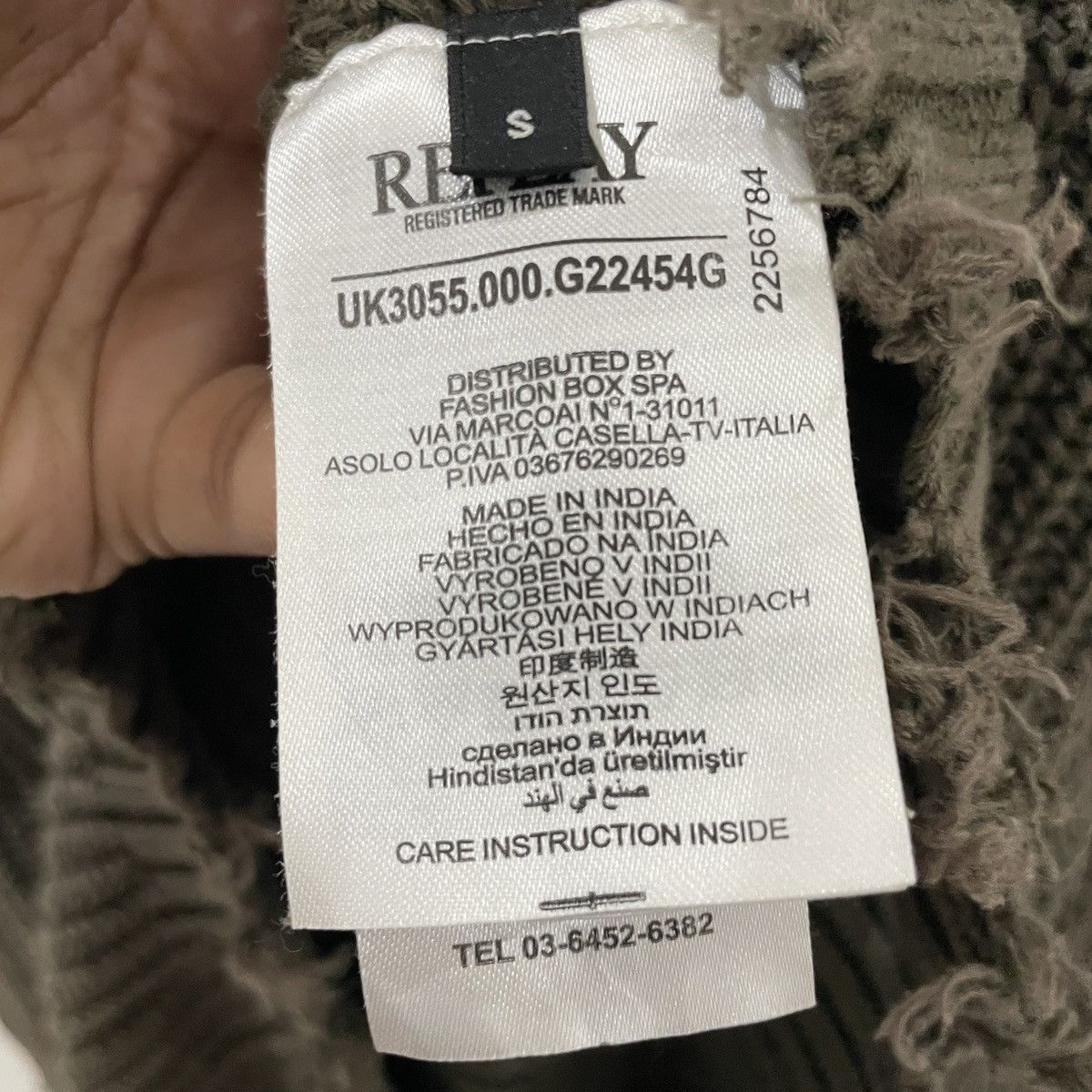 Replay Vintage Replay Distressed Motive Knitwear Size US S / EU 44-46 / 1 - 7 Thumbnail