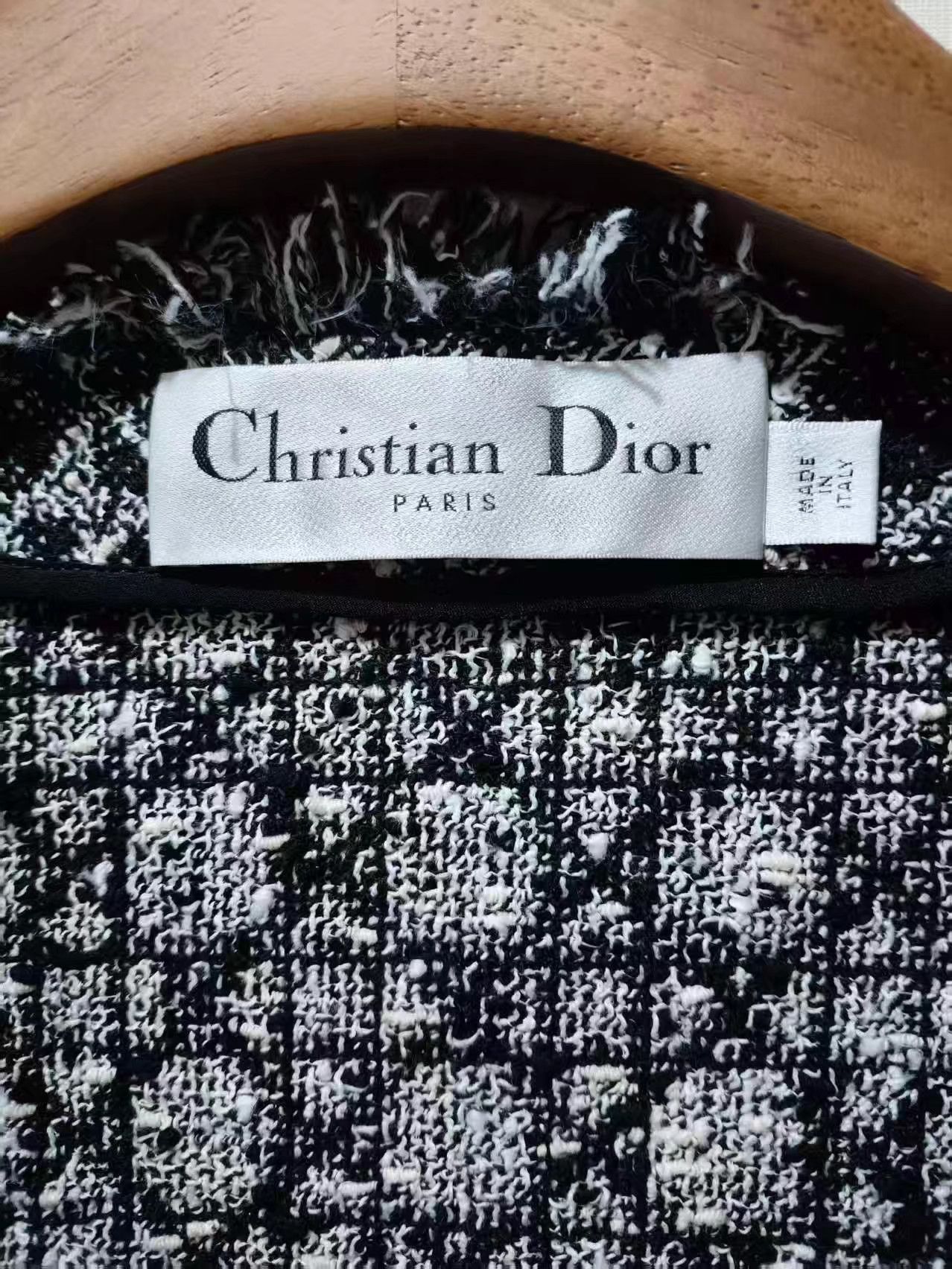 Dior DIOR SS26 Tweed Jacket Fringed Pockets K13 Size S / US 4 / IT 40 - 4 Thumbnail