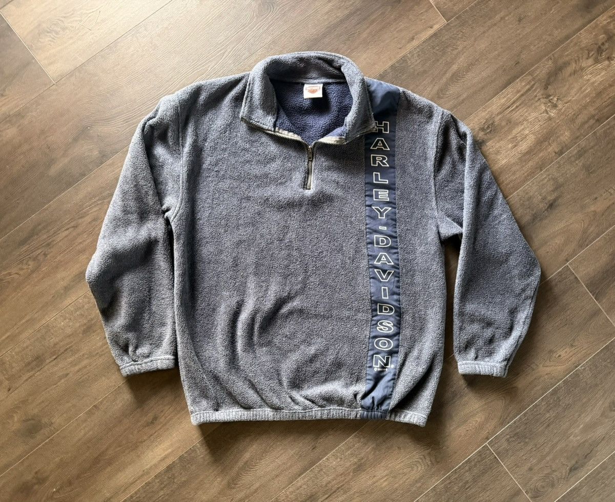 Harley Davidson Y2K Harley Davidson Fleece Crewneck Size US XL / EU 56 / 4 - 1 Thumbnail
