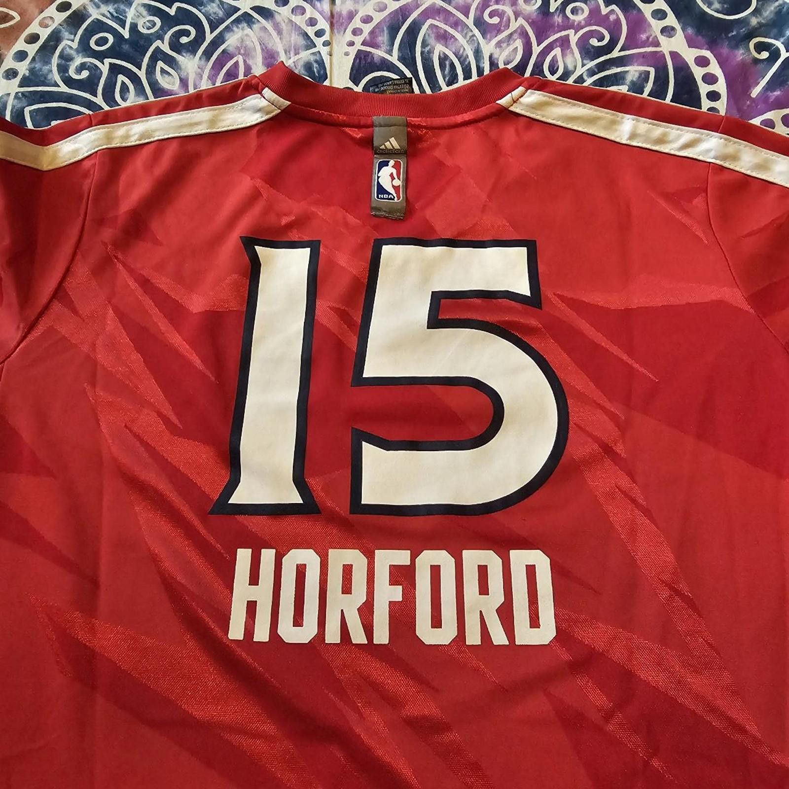 Adidas Adidas NBA #15 Horford Atlanta Hawks Basketball Youth Shirt Size US XL / EU 56 / 4 - 7 Thumbnail