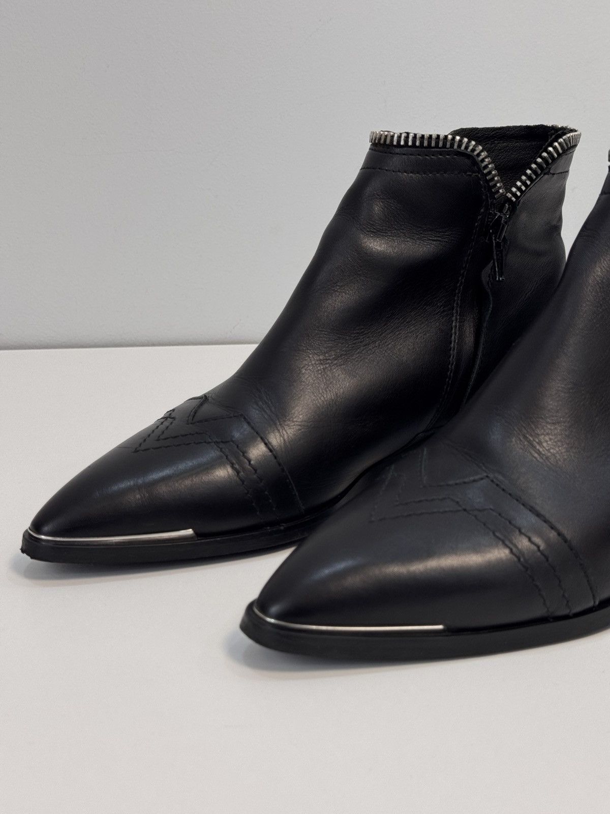Diesel Diesel Vintage Leather Boots EUR-40 Size US 9 / IT 39 - 3 Thumbnail