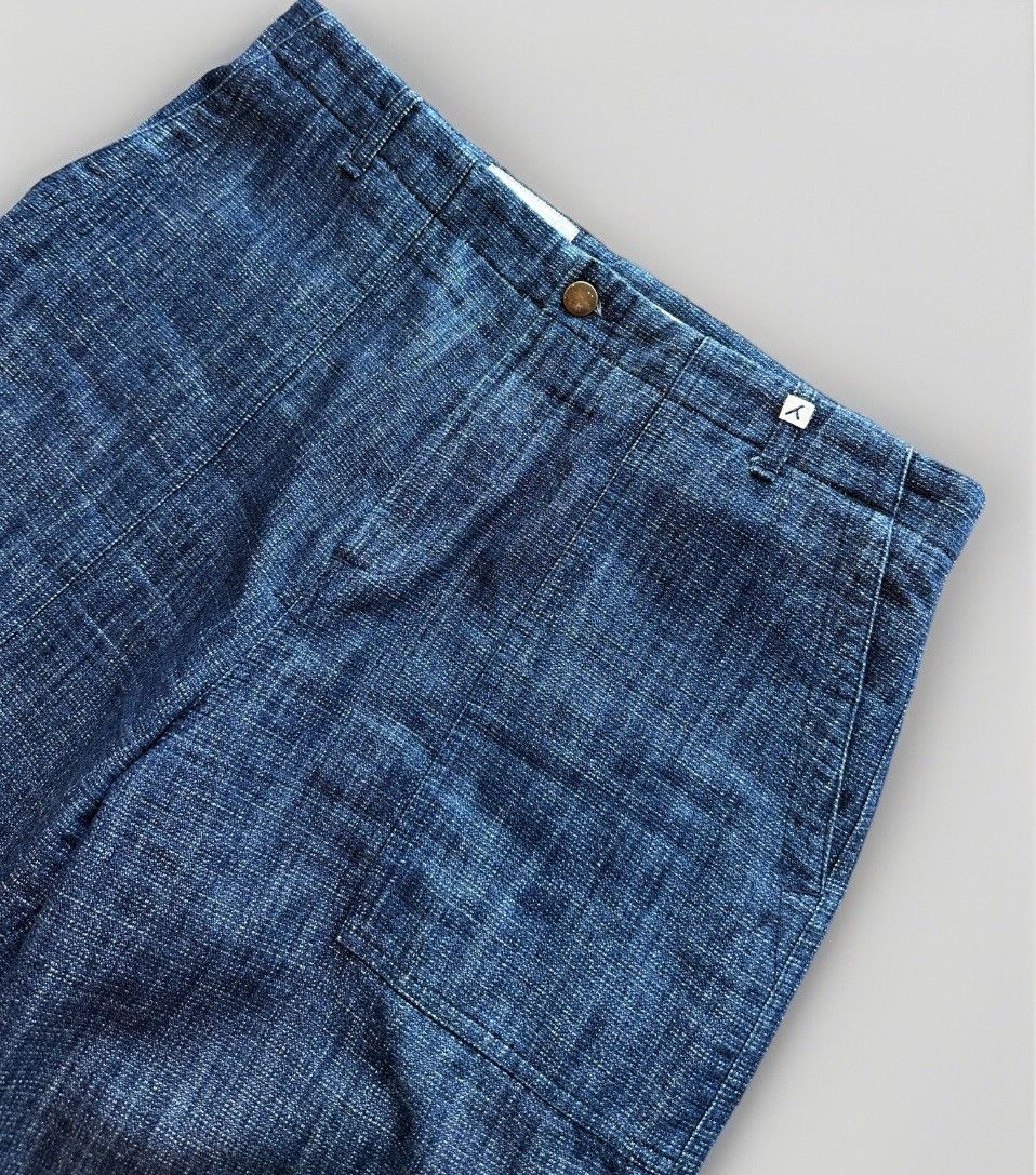 Vintage Myths Mens Baggy Wide Leg Denim Pants Trousers Jeans Style Size US 30 / EU 46 - 9 Thumbnail