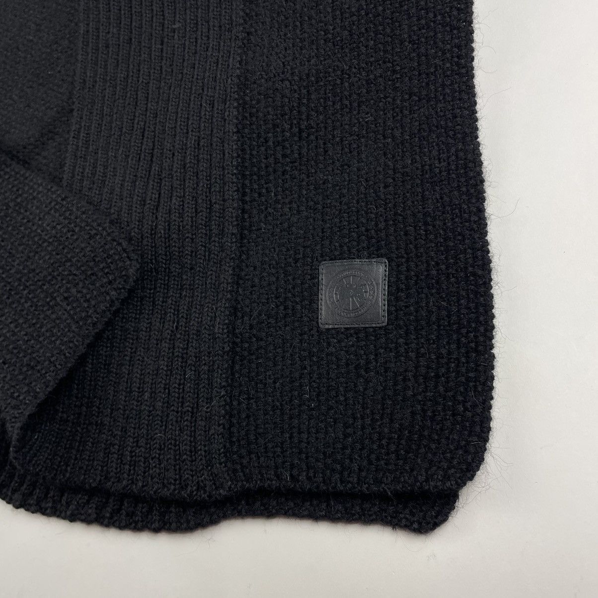Canada Goose Canada Goose Mackie Of Scotland Black Wool Scarf 6ft195USD Size ONE SIZE - 2 Thumbnail