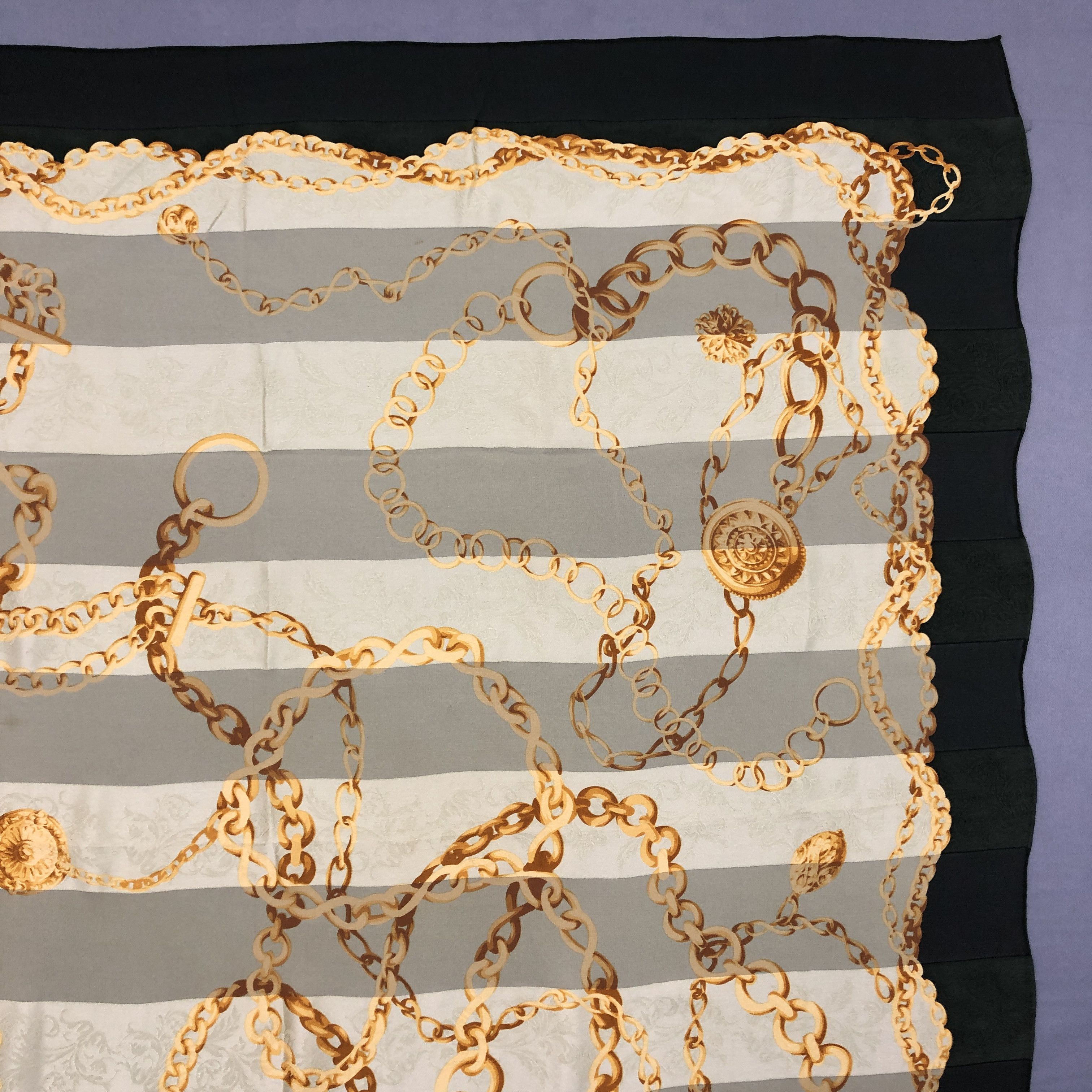 Designer × Other × Vintage Vintage Luciano Soprani SILK Scarf Twill Stole Wraps Scarves Size ONE SIZE - 7 Thumbnail