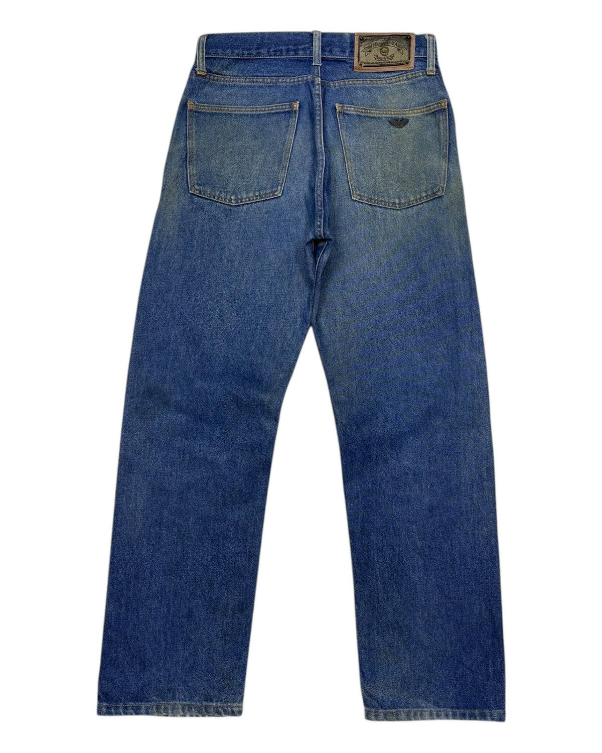 Giorgio Armani 🔥VINTAGE GIORGIO ARMANI ITALY DISTRESSED DENIM JEANS Size US 30 / EU 46 - 6 Thumbnail