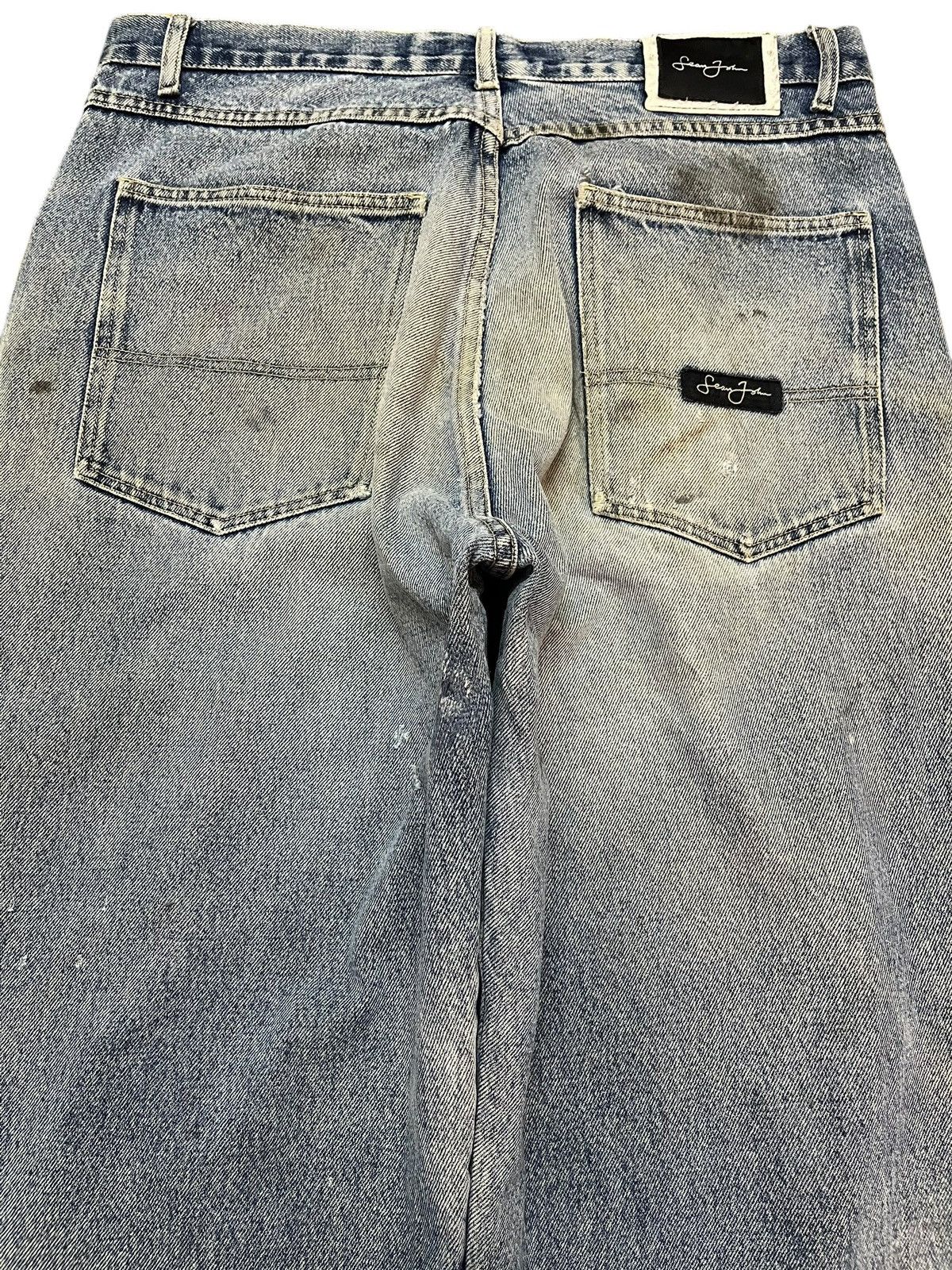 Sean John Vintage Sean John Baggy Faded Distressed Denim Size US 34 / EU 50 - 6 Thumbnail