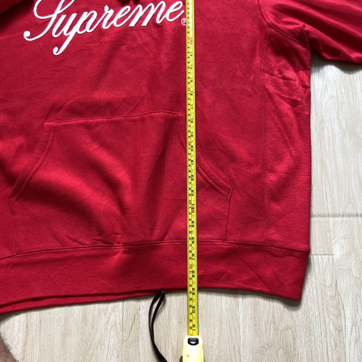Supreme Supreme Raised Script Hoodie Fw23 Size US XL / EU 56 / 4 - 11 Thumbnail
