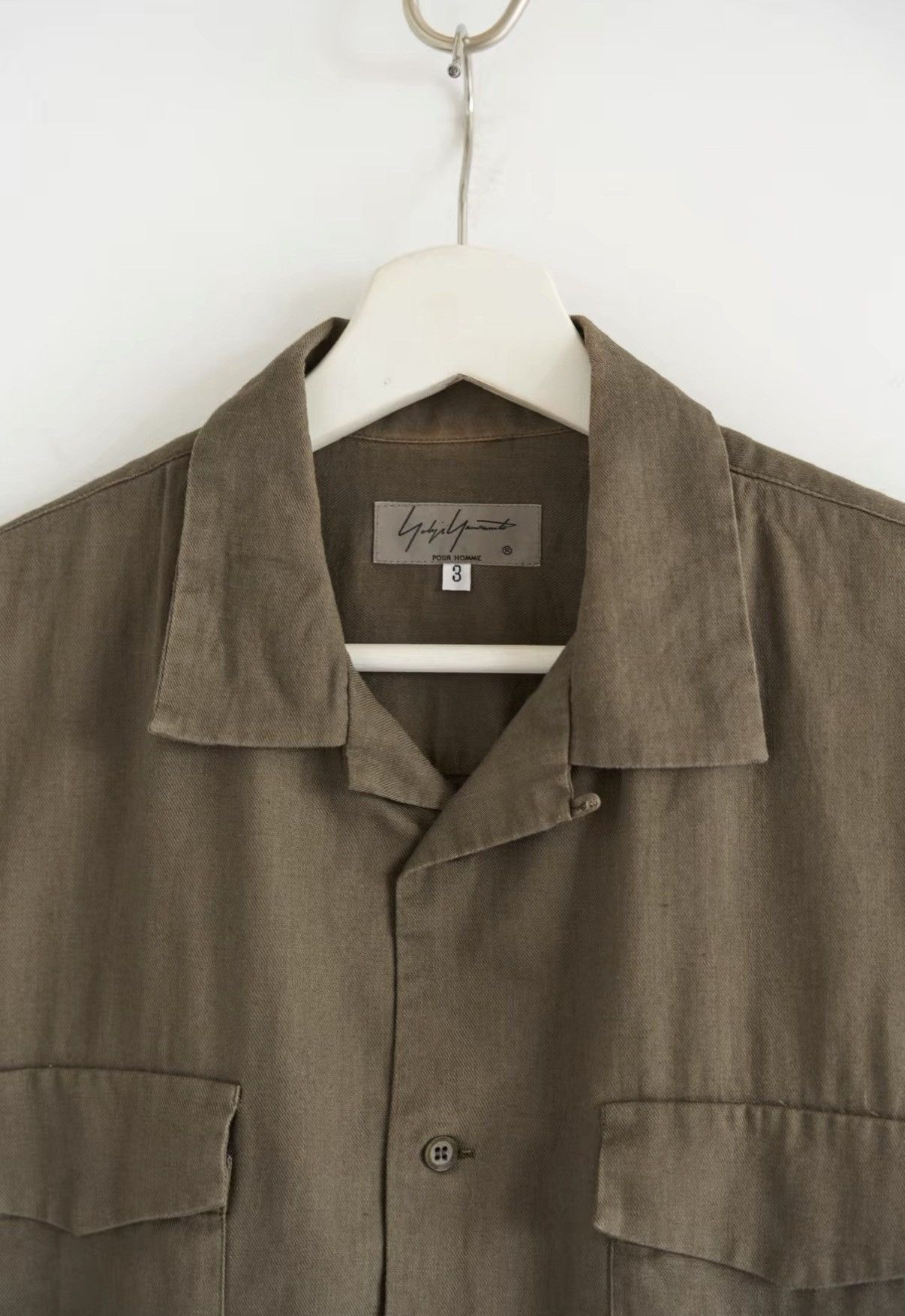 Yohji Yamamoto Yohji Yamamoto 18SS Cotton-Linen Short Sleeve Shirt J4 Size US M / EU 48-50 / 2 - 3 Thumbnail