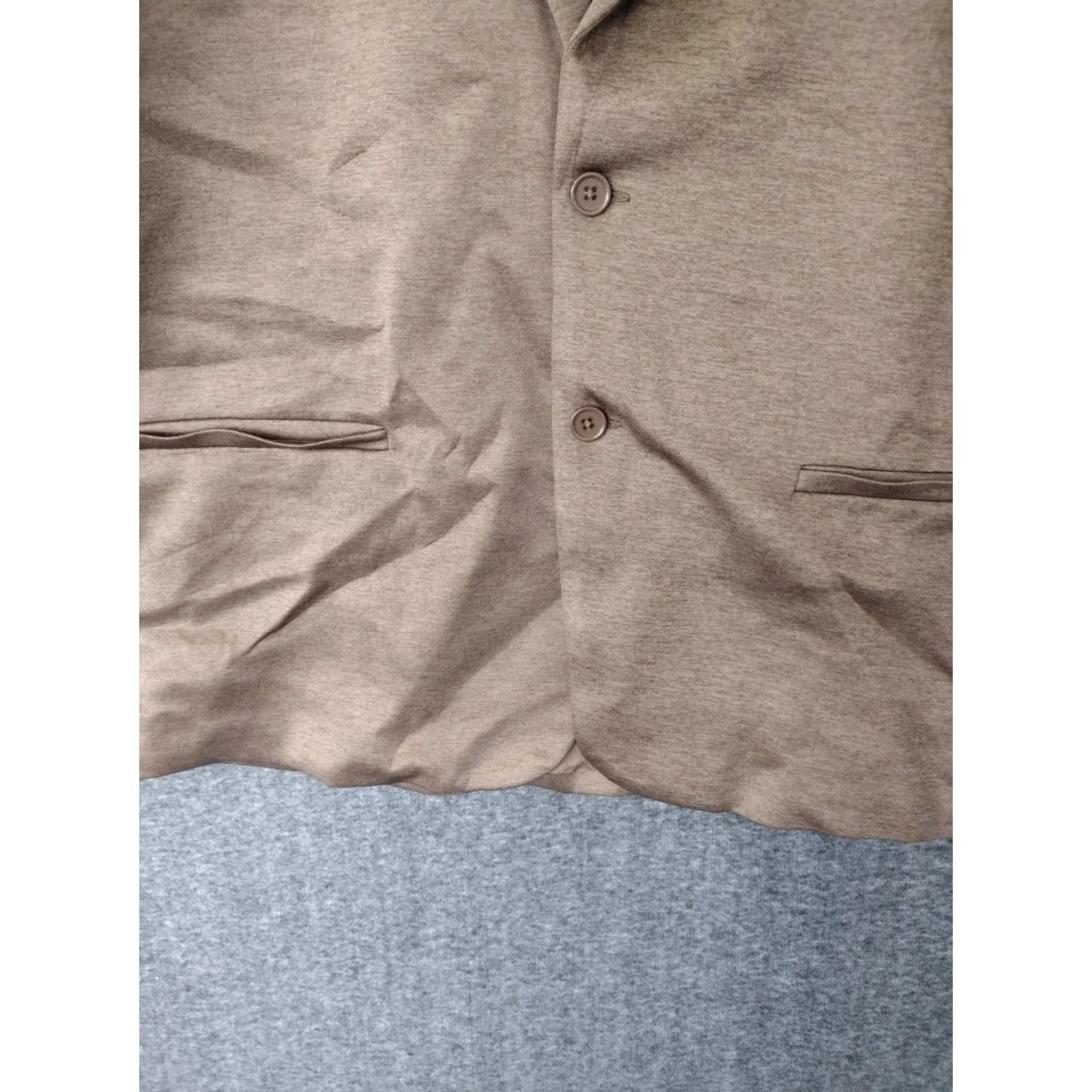 Vintage Stylus X Ladarius Campbell Blazer Men XL Heather Warm Sand Two-Button Mens Size 46R - 7 Thumbnail