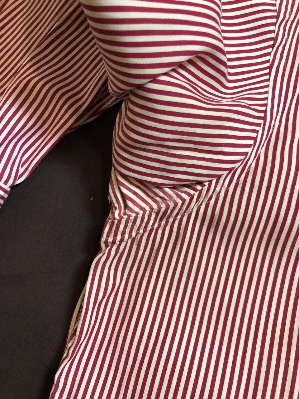 Polo Ralph Lauren Polo Ralph Lauren Classic Red striped Dress sirt Size US XL / EU 56 / 4 - 9 Thumbnail