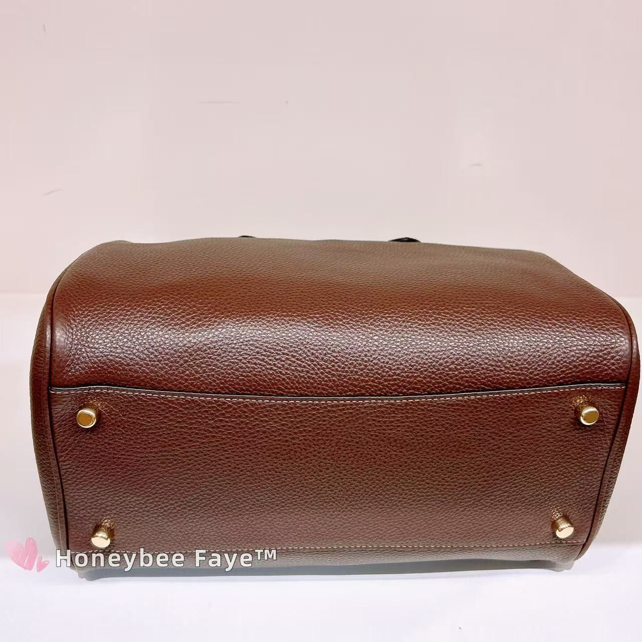 Coach Rowan Large Satchel Bag CES11 Gold/Maple Size ONE SIZE - 5 Thumbnail