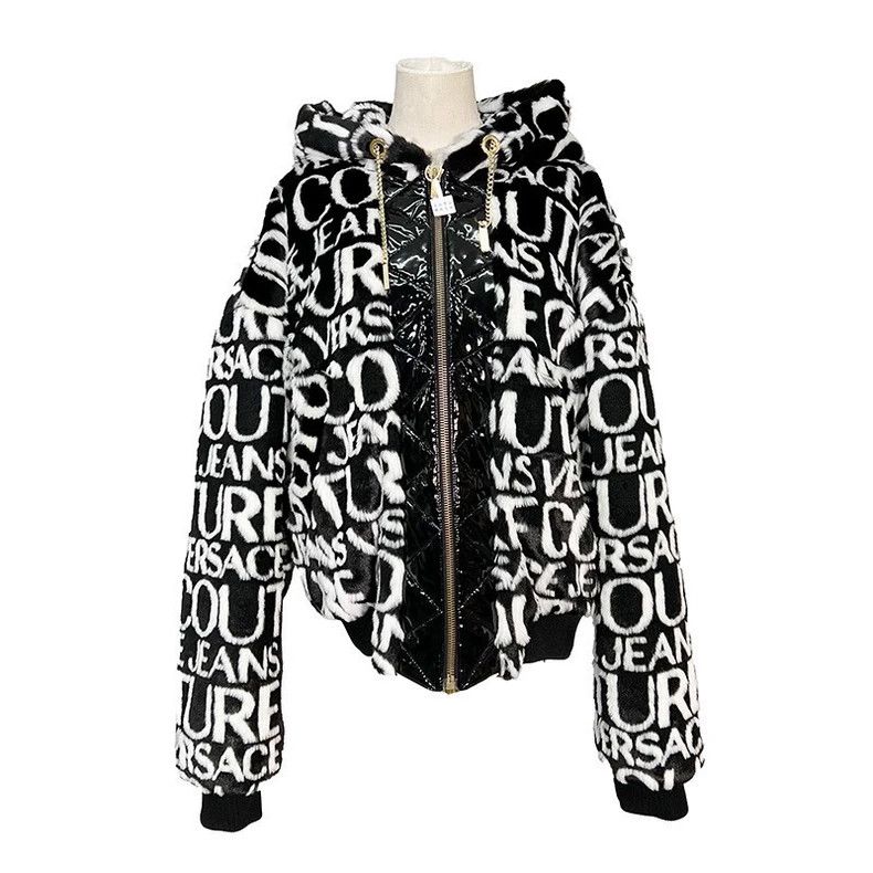 Versace Versace Color-blocked letter cotton clothes Size S / US 4 / IT 40 - 1 Thumbnail