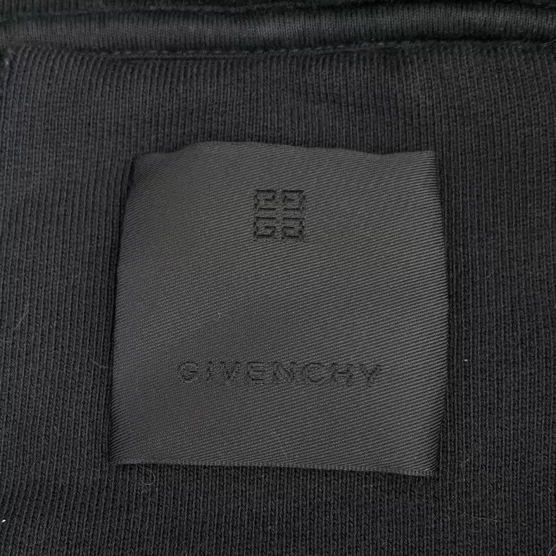 Givenchy Givenchy Black Logo Letter Embroidered Cotton Hooded Draws Size US S / EU 44-46 / 1 - 5 Thumbnail